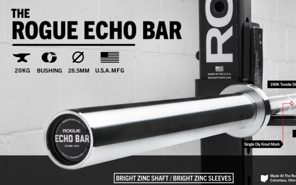 Rogue Echo Bar 2.0 Budget CrossFit Bar